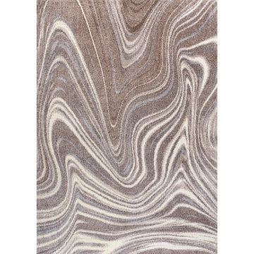 Eleni Contemporary Glam Abstract Marble Area Rug